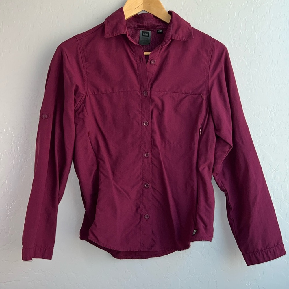 REI Women’s Small Hiking Long Sleeve Top UPF30+